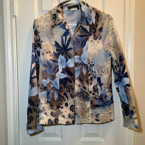 Miss Alliage Collection Floral Ankle fit 2 Piece Pantsuit - Picture 6 of 8